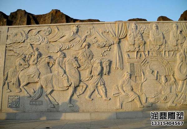古代文化石材浮雕墙(图6)